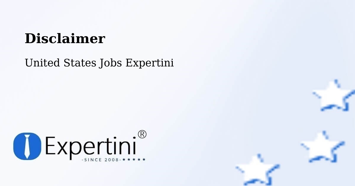 Disclaimer – Addison - United States Jobs Expertini